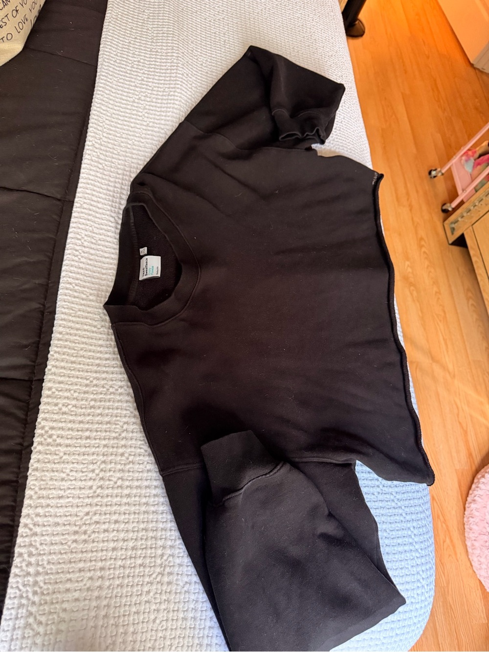 Cozy sweatfleece crop